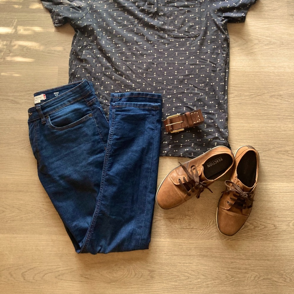 Mens blue jeans